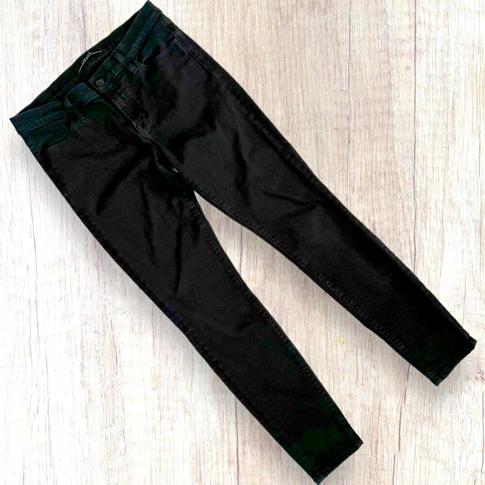 J BRAND Super Skinny Seriously Black Stretch Denim Jeans 29